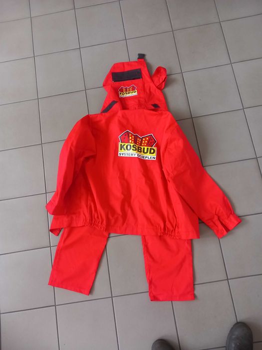 Spodnie komplet roboczy ogrodniczki z bluzą