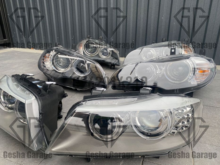 Передні Фары фари БМВ BMW e53 e60 e61 e70 e71 e90 e91 f01 f02 f10 f11