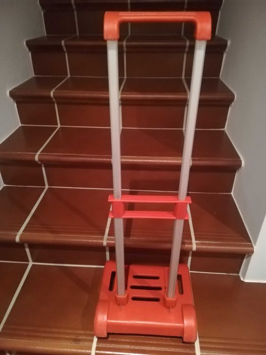 Trolley de criança para levar a mala da escola por 10€.