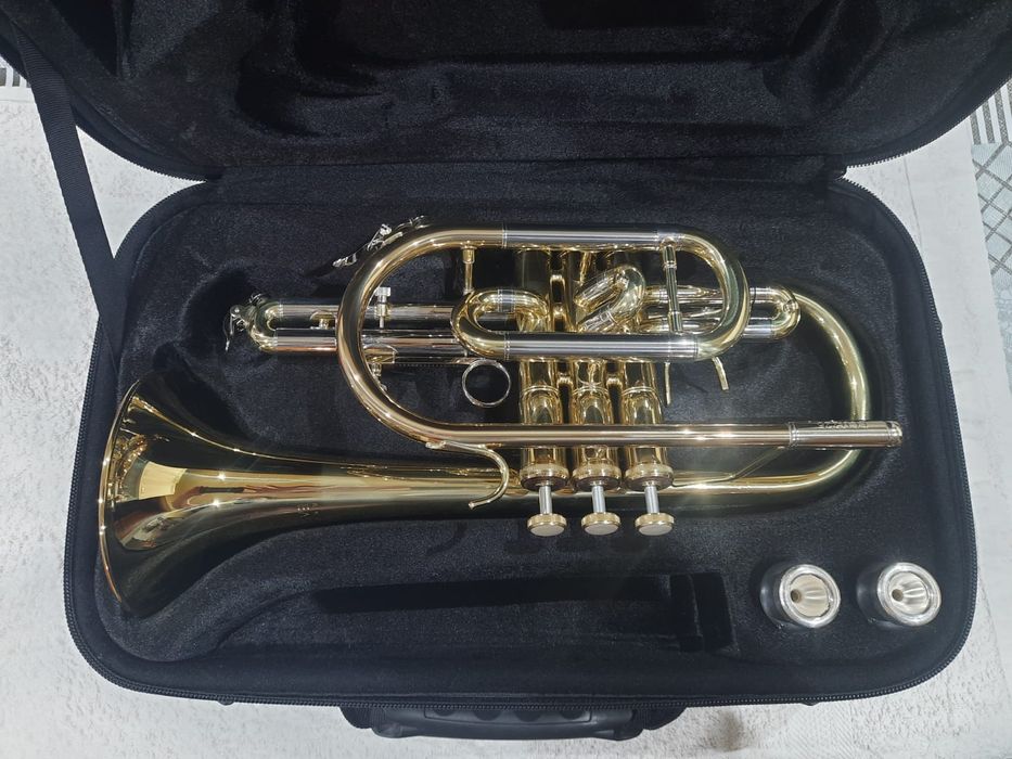 ANDREAS EASTMAN kornet B, model ECN225, lakierowany, z futerałem