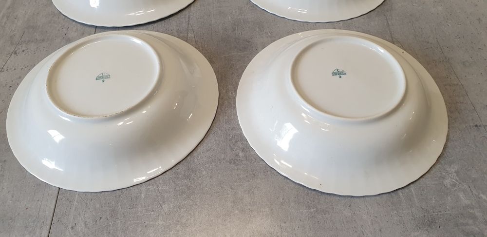 Talerze głębokie Chodzież porcelana PRL