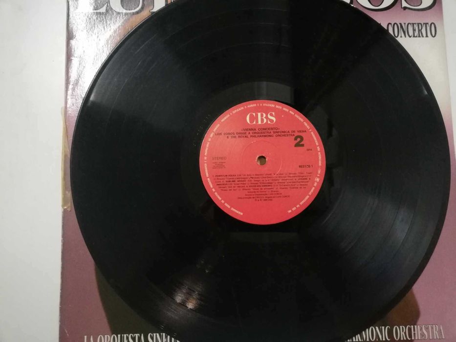 Disco Vinil LP - Luis Cobos - Vienna Concerto