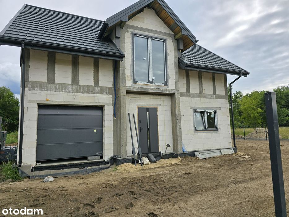 Dom jednorodzinny wolnostojący w Jaktorowie 136m Stan Surowy Zamknięty