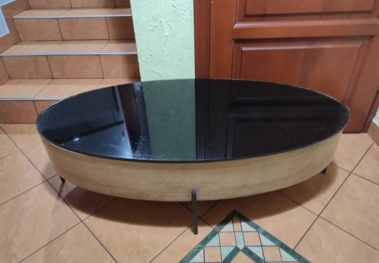 Ława Zenga-czarne szkło