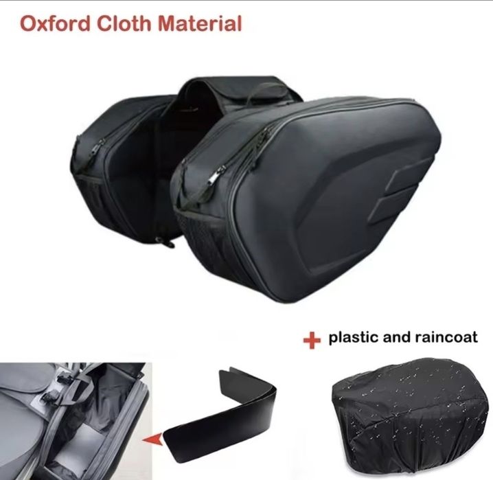 Sakwy torby boczne motocyklowe oxford  matowe