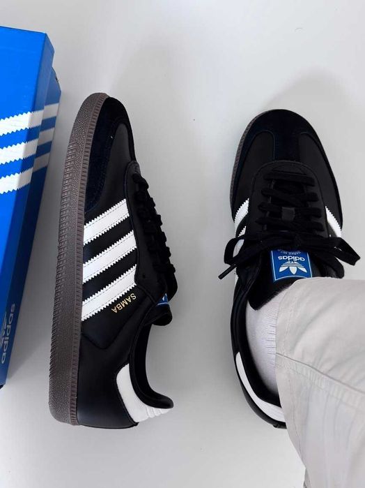 czarne adidas SAMBA buty dla pary oryginalne sneakersy R.37