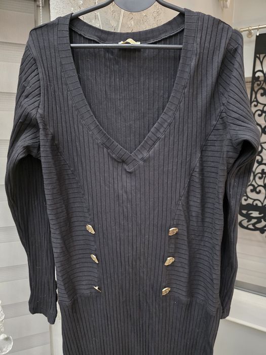 Elegancka sukienka Prążek XXL