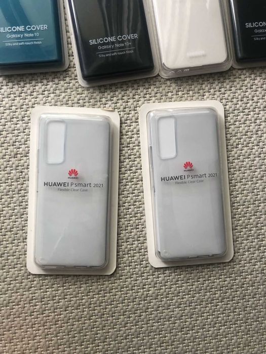 Lote de 9 Capas Originais Samsung e Huawei – Novas e Seladas