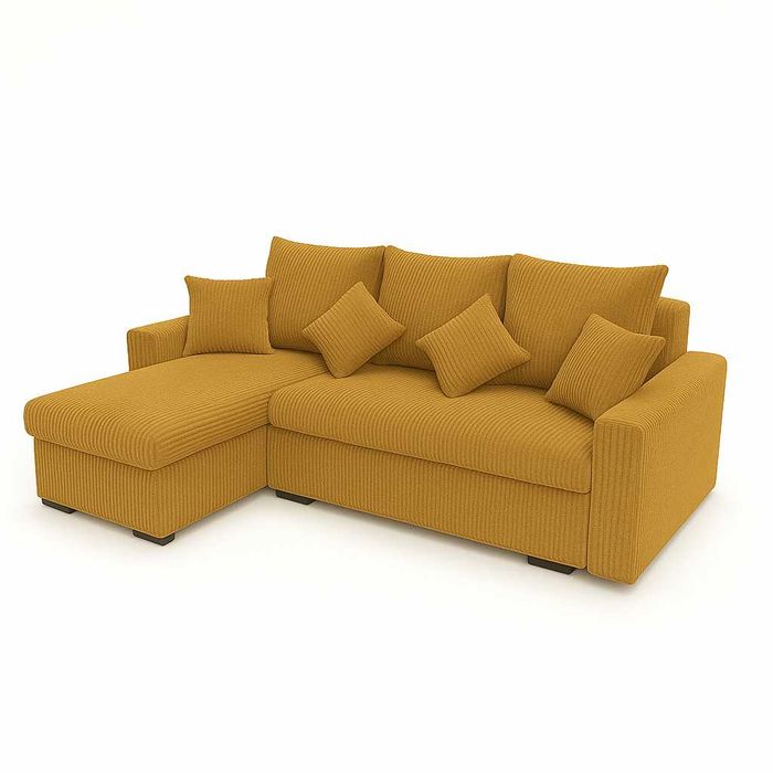 Narożnik Do Salonu JOY Kanapa Sofa Rozkładana 2 Pojemniki Na Pościel