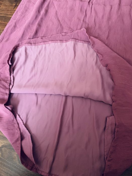 Максі спідниця Massimo Dutti фіолетова віскоза XS