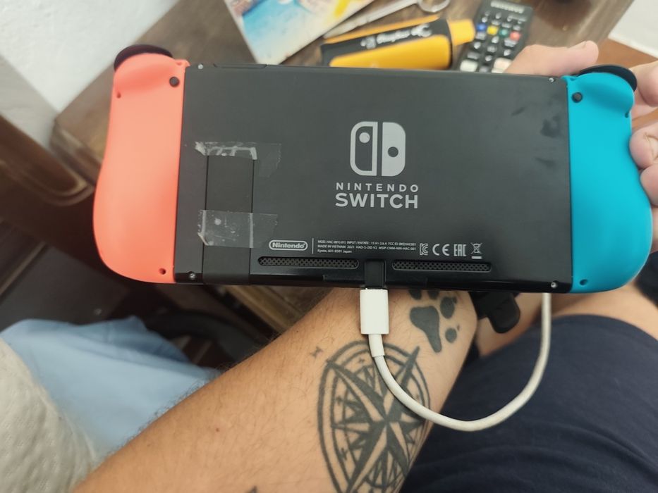 Nintendo switch com acessórios