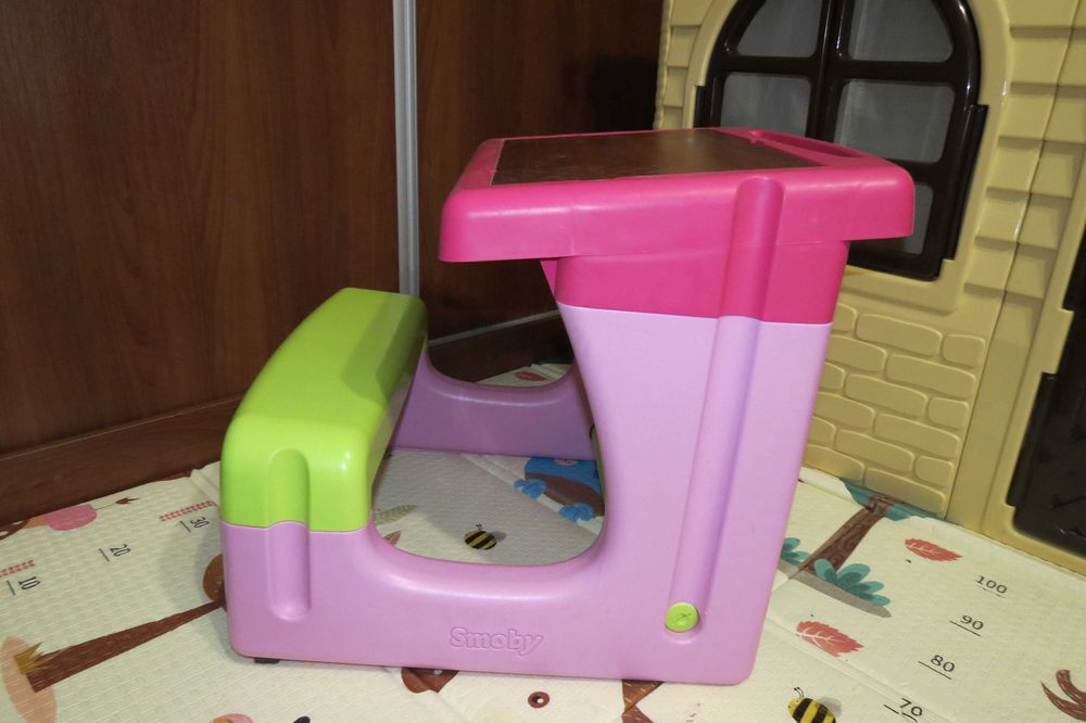 Парта Маленький школьник Pink Smoby