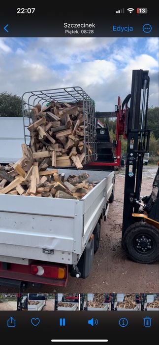 Drewno bukowe BUK SUCHE 15% wilgotności opałowe do kominka drzewo