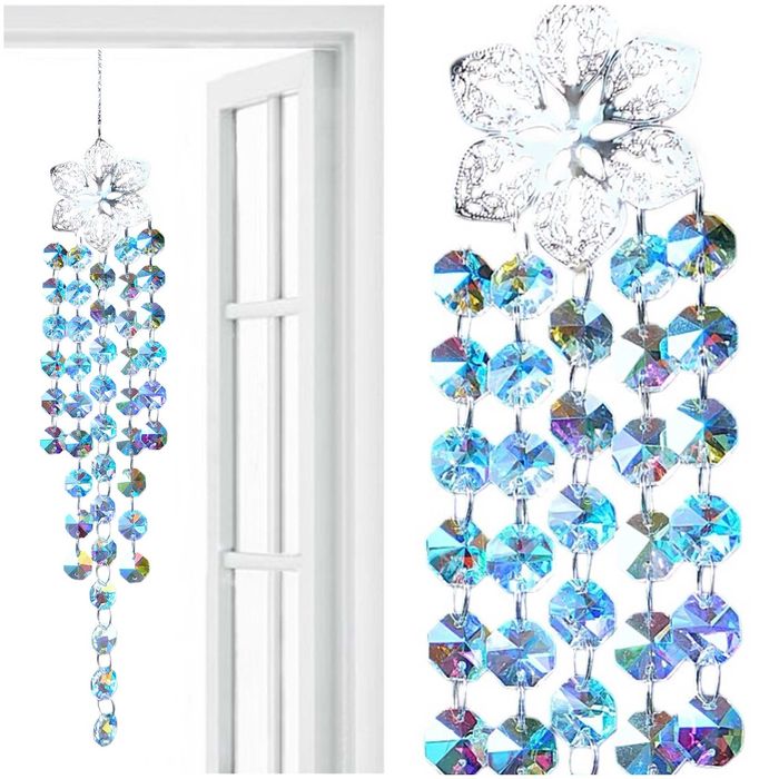 4 Sztuki ŁAPACZ SŁOŃCA kolorowy Zawieszka Szklana Dekoracja Okna