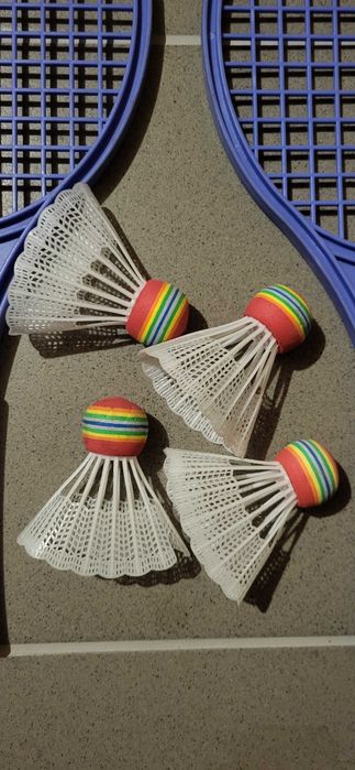 Paletki do badmintona + lotki