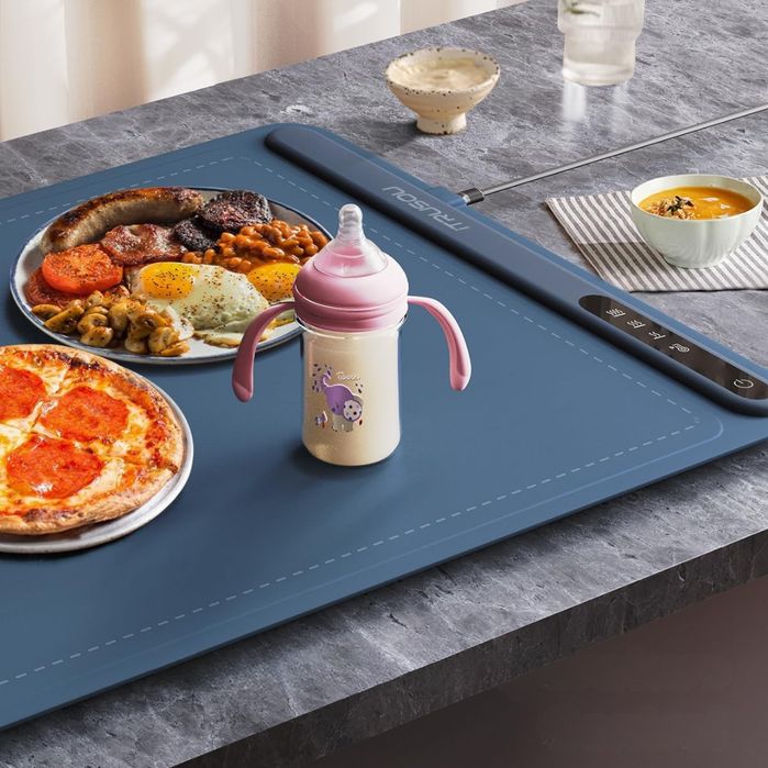 Elektryczna Płyta Grzewcza Składany Podgrzewacz do pizzy dań 44cm