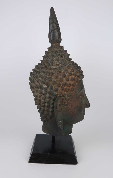 Cabeça de Buda em Metal (Ref 2)