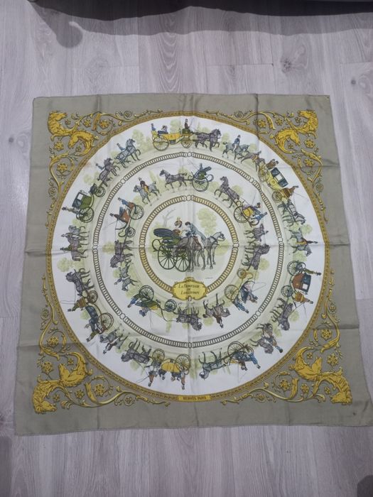 Husta jedwabna-Hermes-Paris.Edycja-la Promenade.