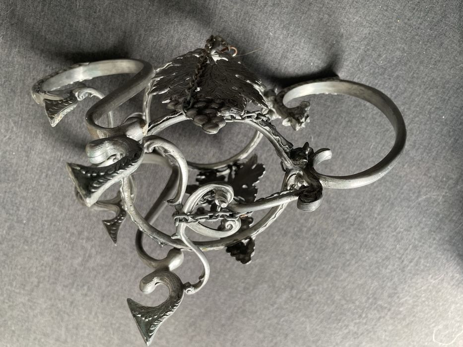 Suporte metalico para garrafa