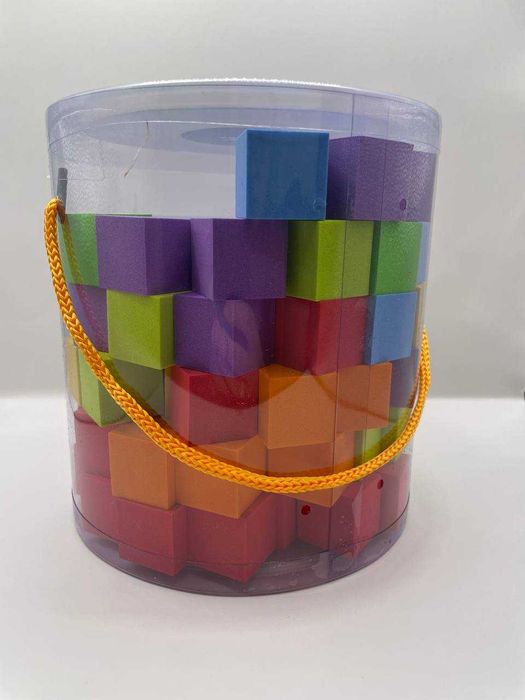 Klocki piankowe dla dzieci zabaw przedszkole 105 sztuk 4027