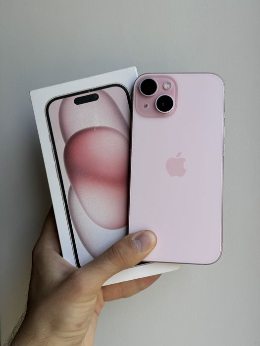 Как новый iPhone 15 128 Gb Pink Neverlock АКБ 86% Физическая сим, iOS 17.6.1