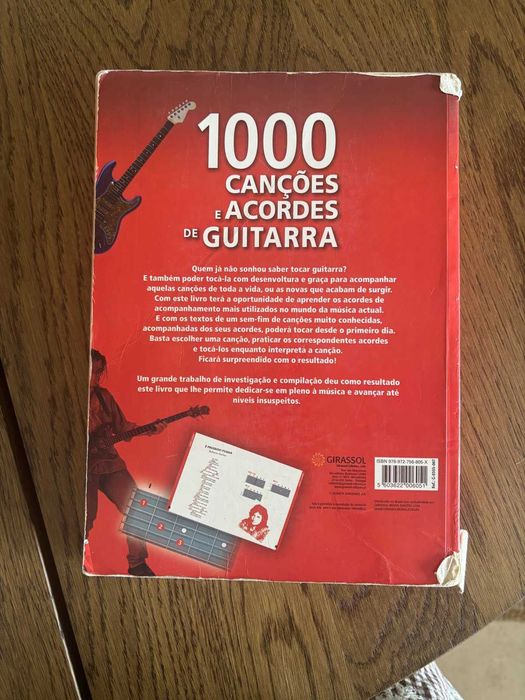 Livro 1000 Canções e Acordes de Guitarra