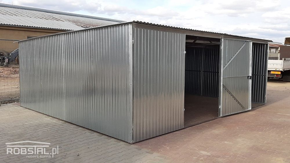 Garaż blaszany 6x5 garaże podwójne TRANSPORT I MONTAŻ GRATIS blaszaki