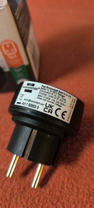 Nowa przejściówka adapter Anglia polska