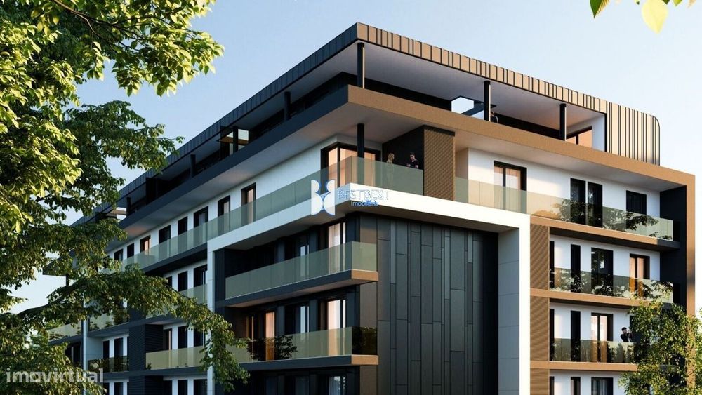 Excelente Apartamento T1 De Luxo, Novo, Junto Ao Centro De Barcelos