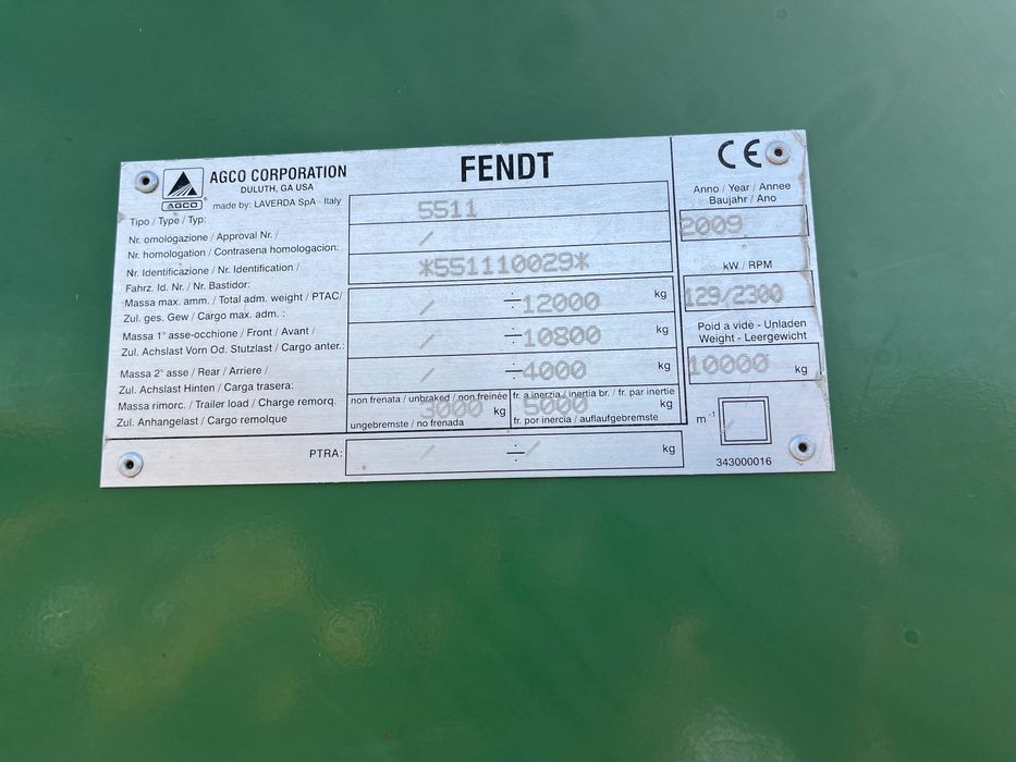 Fendt 5180E IDEALNY STAN 1300mth z Niemiec