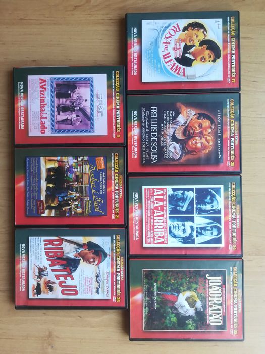 sete DVD filmes antigos portugueses todos por 7€