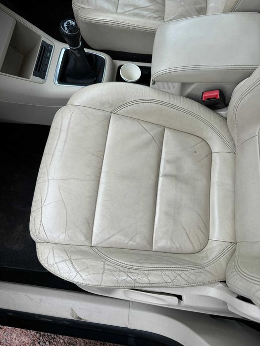 Комплект сидінь сидіння салон VW Tiguan 1 шкіра біла підігрів