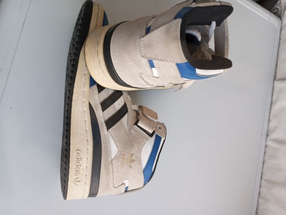 Adidas Forum Mid Cloud White / Royal Blue / Cloud White 38