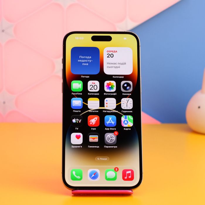 Смартфон Apple iPhone 14 Pro Max 128GB Gold (166504) Б/У З ГАРАНТІЄЮ