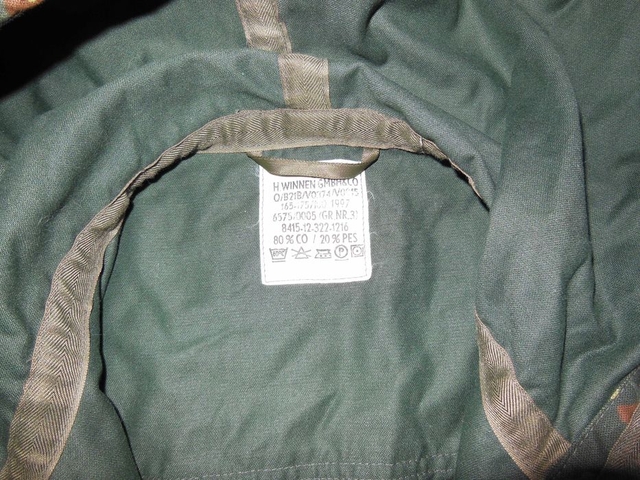 Kurtka Parka BW Bundeswehr Flecktarn Gr 3 6575/0005