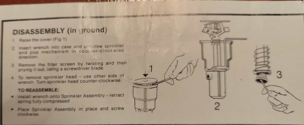 Aspersores emergentes de impacto (par).