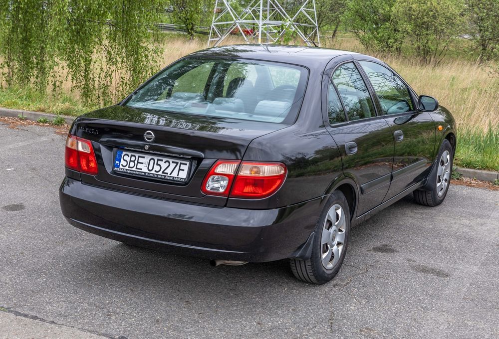 Nissan Almera N16 1.5 LPG BRC, klima, 2 komplety kół, sprawna