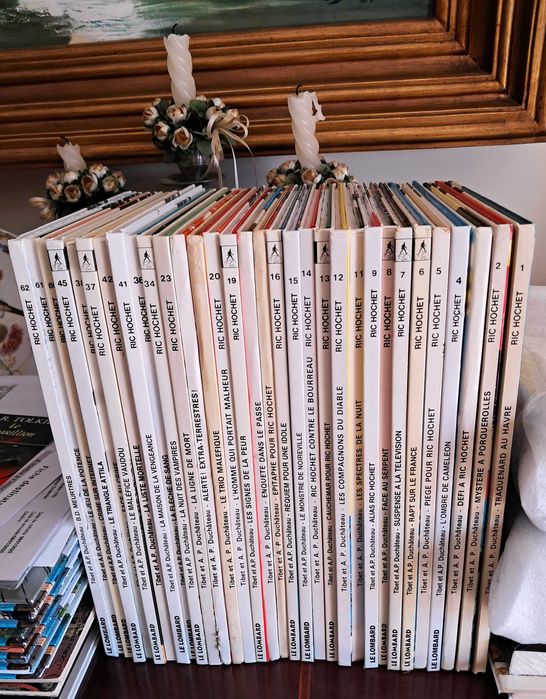 Livros BD - Ric Hochet de Duchâteau & Tibet (Edição em francês)