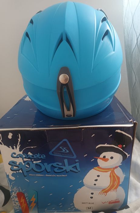 Capacete azul sportski snowboard