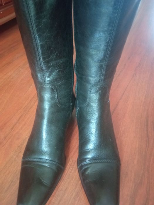 39 Kozaki Kazar wysokie skóra.