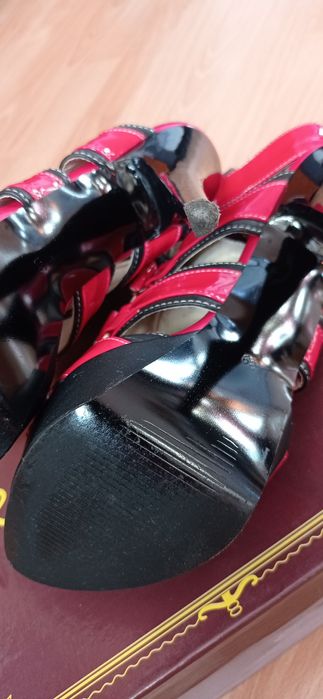 Босоніжки для танців High Heels, лакові, розмір 39