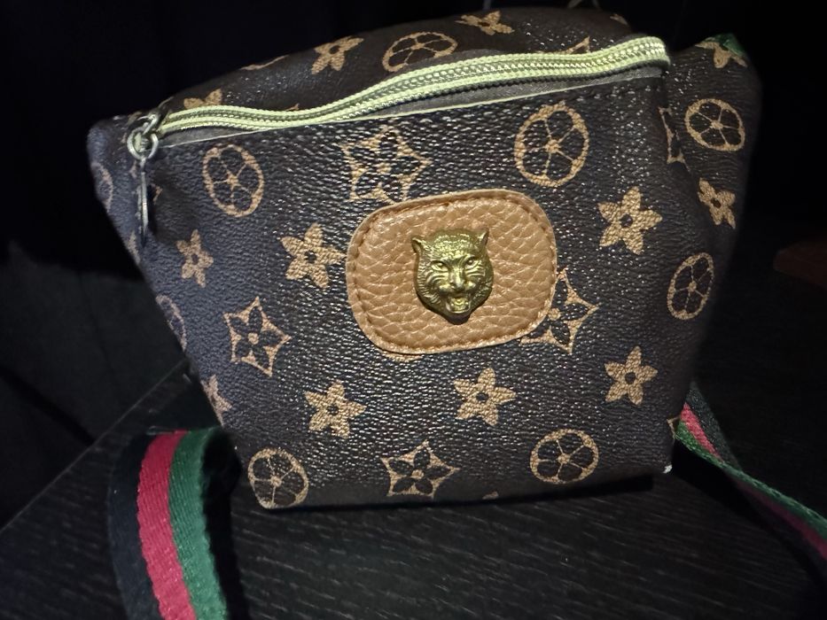 Бананка , поясна сумка з принтом Louis Vuitton