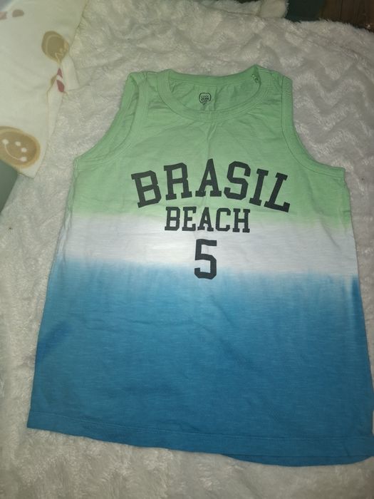 Koszulka bez rękawów chłopięca