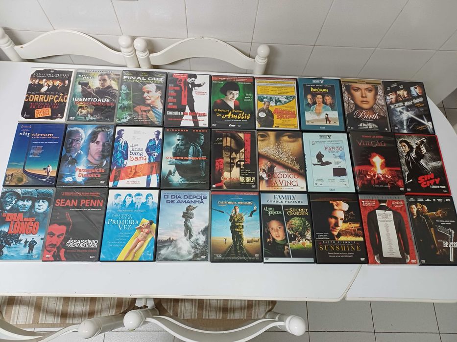 Dvd's de Filmes de Acção, Aventura e Guerra 129 unidades originais