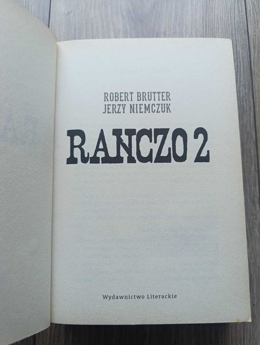 RANCZO Powieść + Ranczo 2  UNIKAT