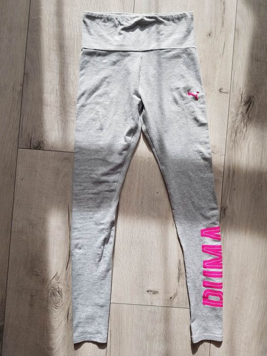 PUMA* Legginsy spodnie dresowe trening *158/164
