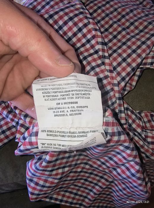 Koszula Levi's roz. L unikatowa kratka