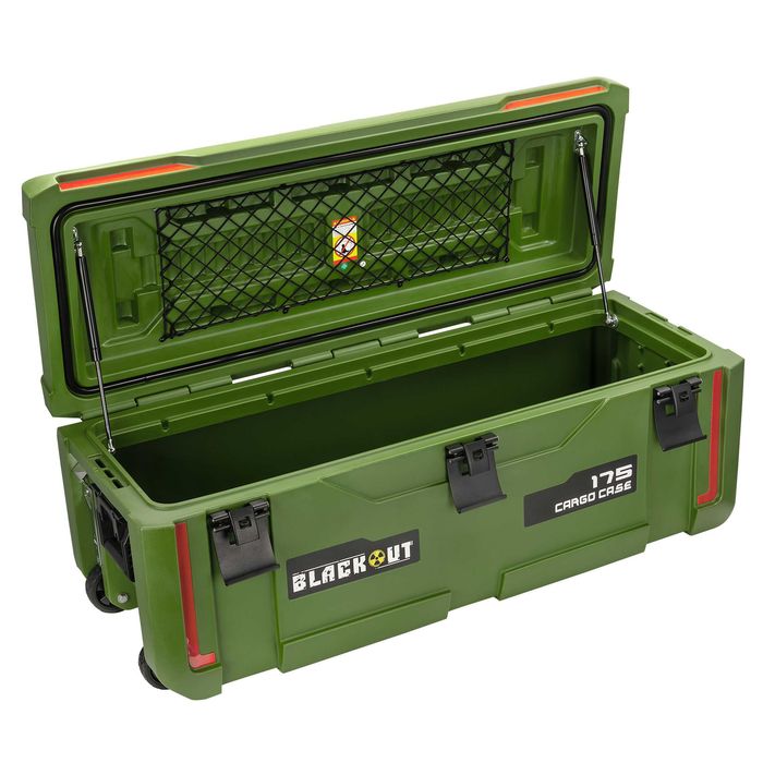 Експедиційний ящик на 175л Blackout 1200×468×456 (зелений) TH175 green