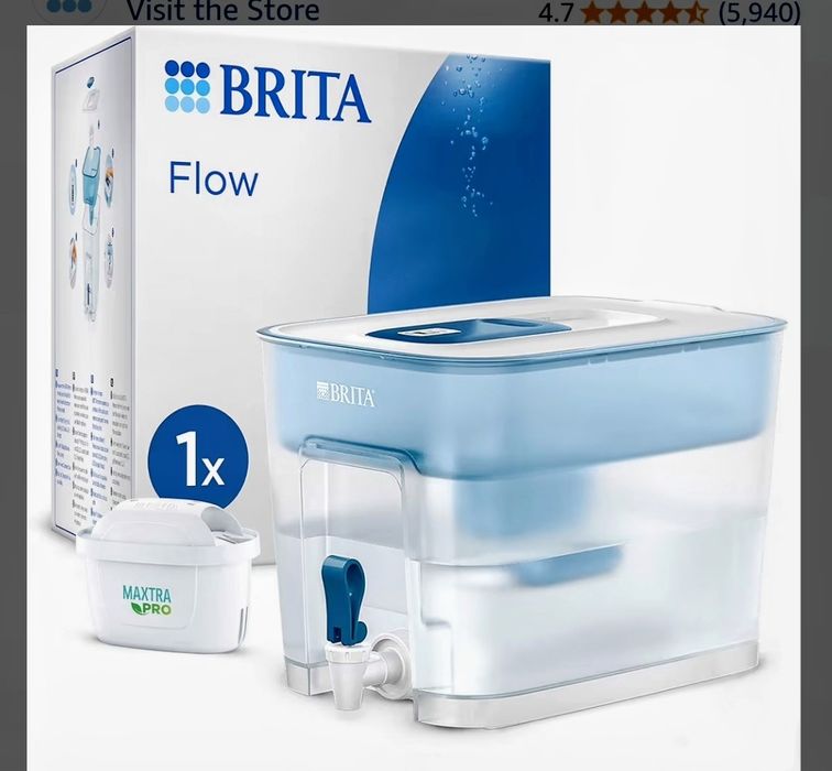 Dispensador de água com filtro  Brita XXL -8,2 L