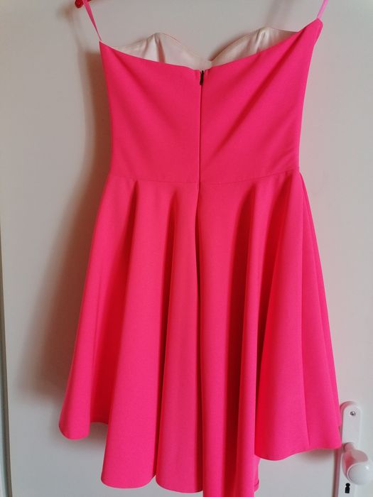 Sukienka różowa AGNES